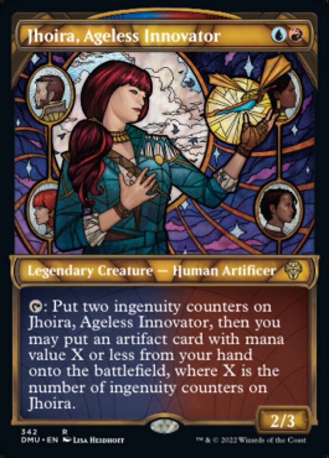 Jhoira, Ageless Innovator (Showcase Textured) [Dominaria United] 