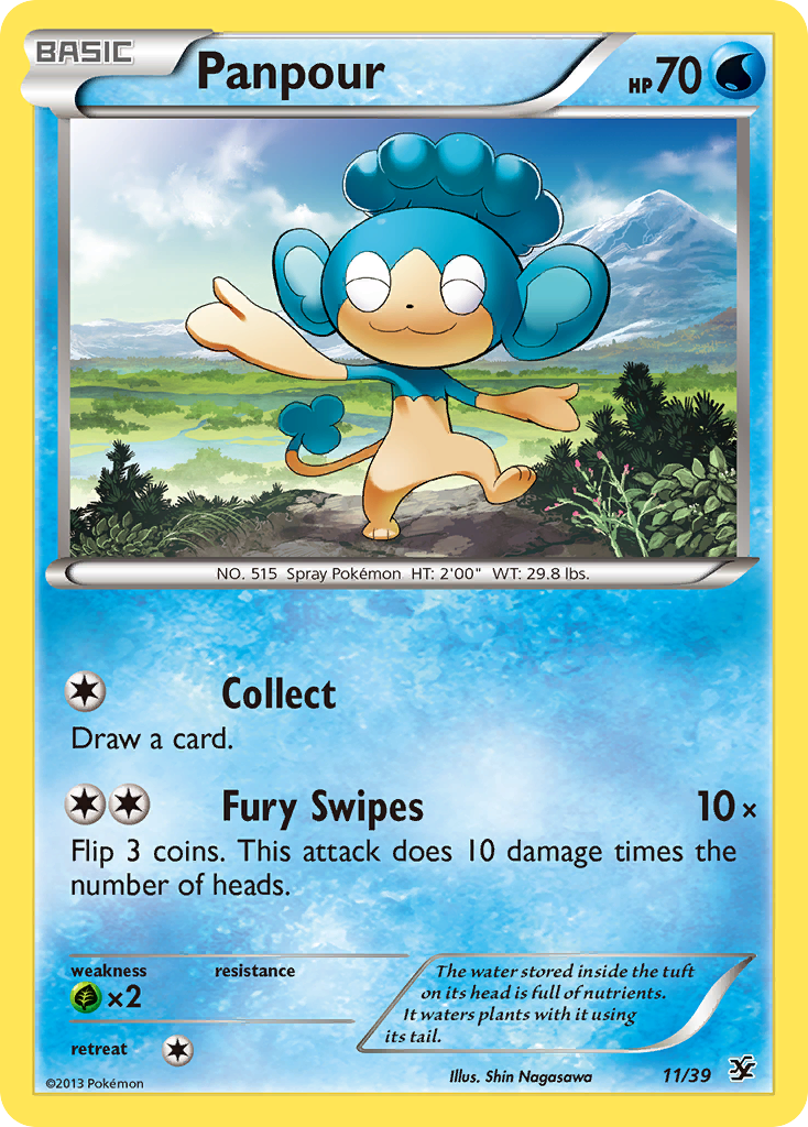 Panpour (11/39) [XY: Kalos Starter Set]