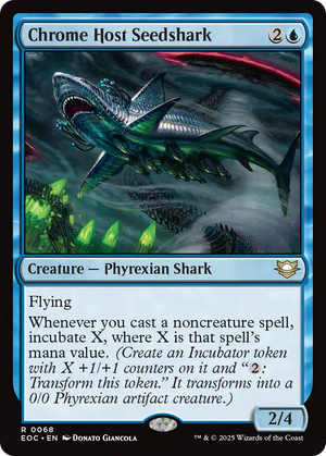 Chrome Host Seedshark [Edge of Eternities Commander]