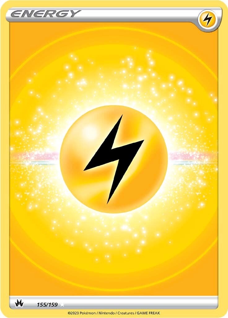 Lightning Energy (155/159) (Texture Full Art) [Sword & Shield: Crown Zenith] 