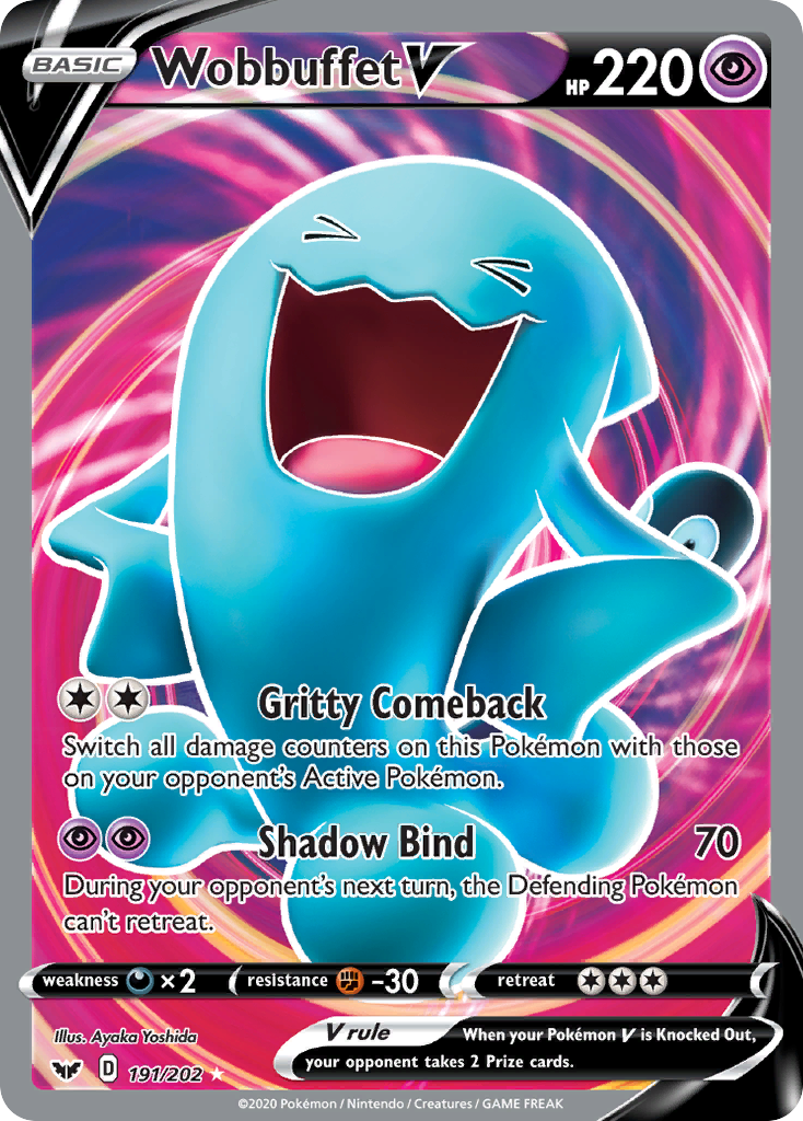 Wobbuffet V (191/202) [Sword & Shield: Base Set] 