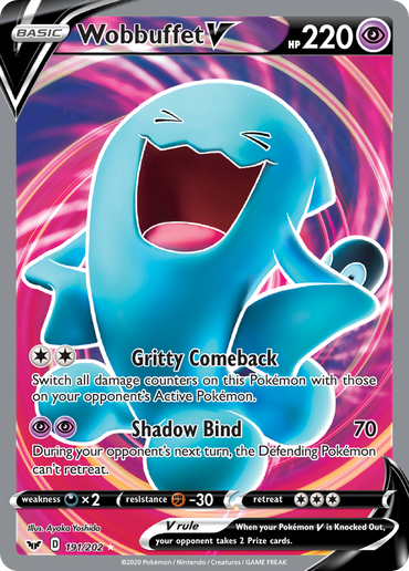 Wobbuffet V (191/202) [Sword &amp; Shield: Base Set] 