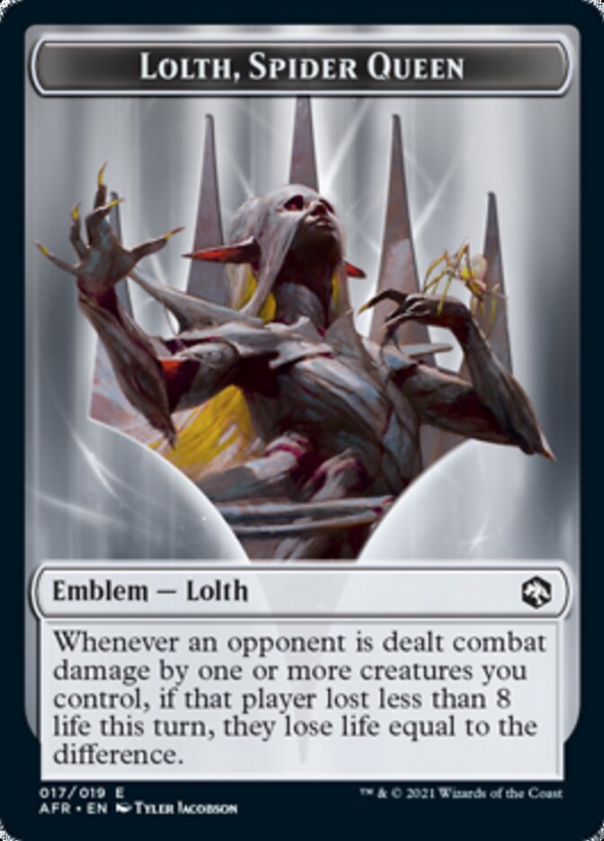 Lolth, Spider Queen Emblem [Dungeons &amp; Dragons: Adventures in the Forgotten Realms Tokens] 