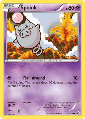 Spoink (59/149) [Black &amp; White: Boundaries Crossed] 