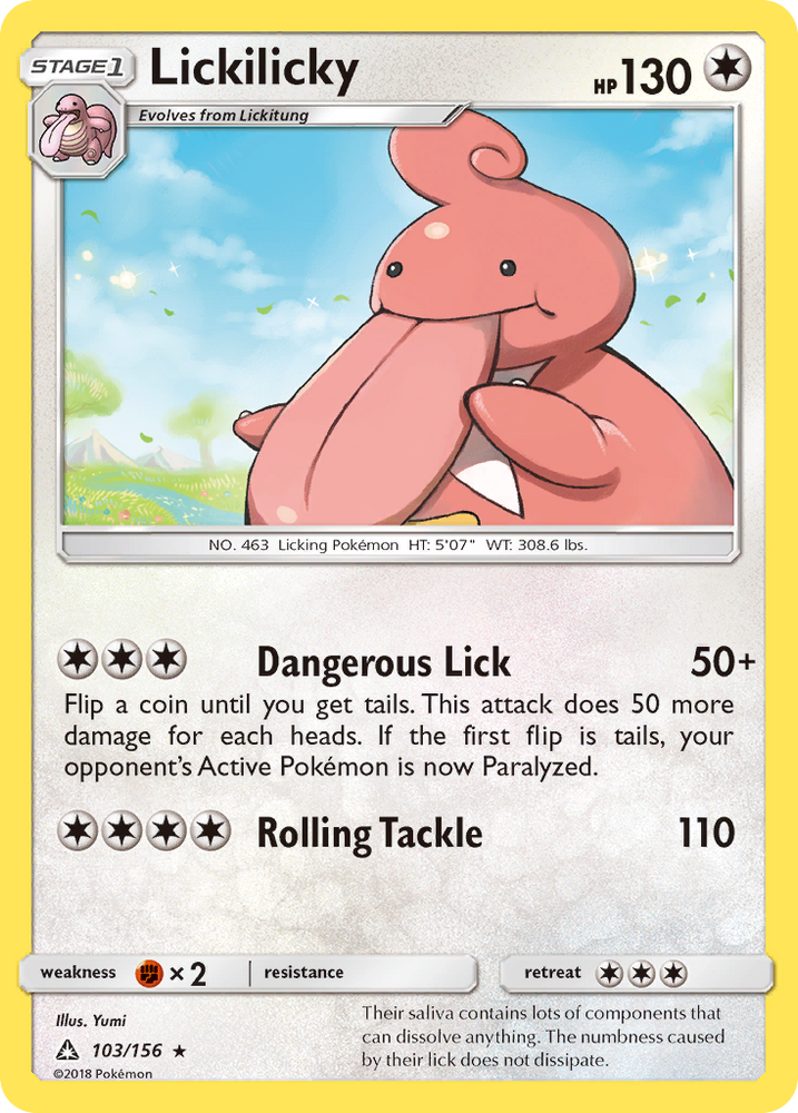 Lickilicky (103/156) [Sun &amp; Moon: Ultra Prism] 