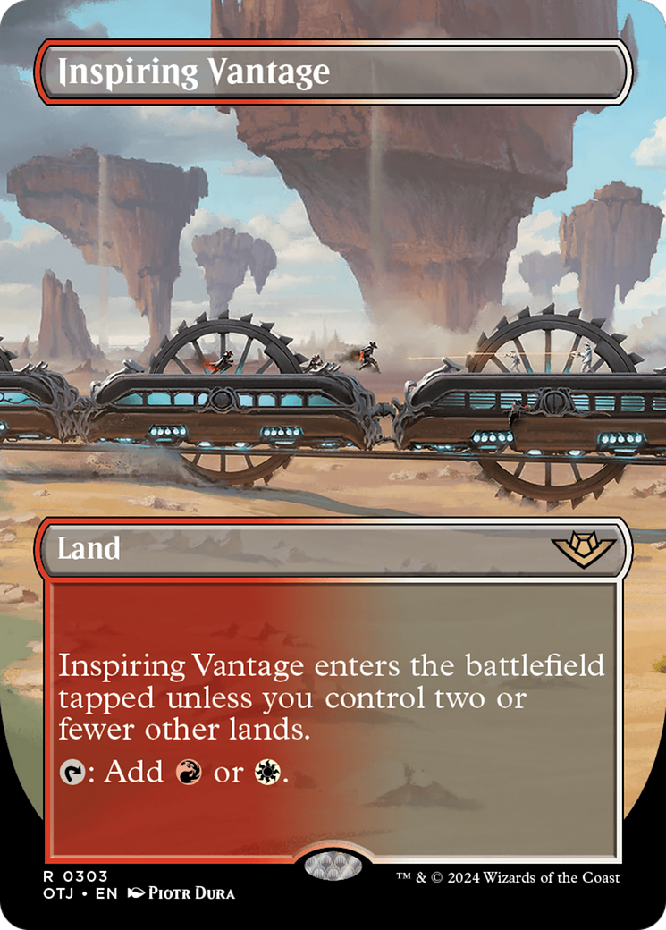 Inspiring Vantage (Borderless) [Outlaws of Thunder Junction] 