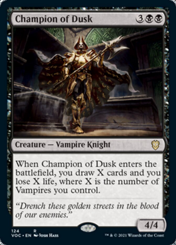 Champion of Dusk [Innistrad: Crimson Vow Commander] 