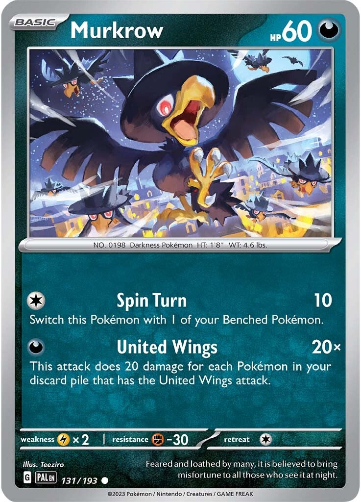 Murkrow (131/193) [Scarlet & Violet: Paldea Evolved] 