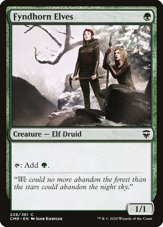 Fyndhorn Elves [Commander Legends] 