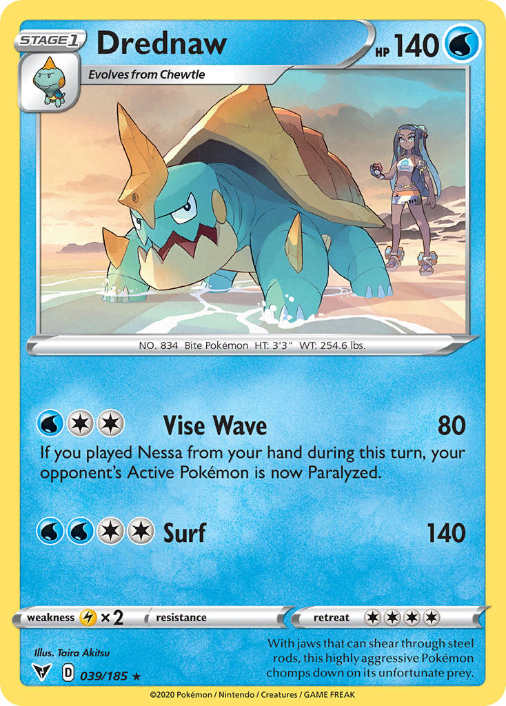 Drednaw (039/185) [Sword & Shield: Vivid Voltage] 