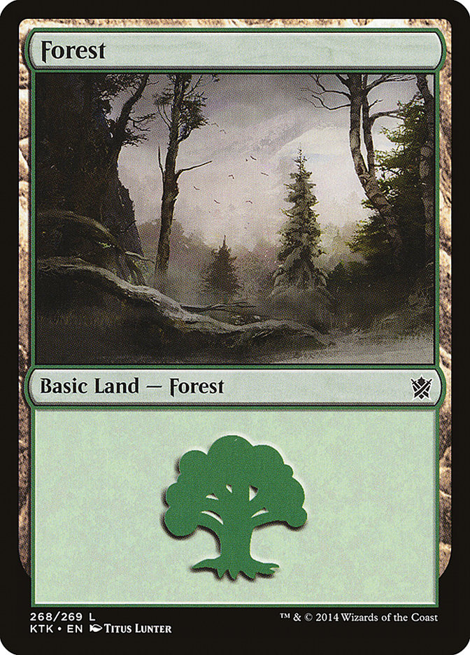 Forest (268) [Khans of Tarkir] 