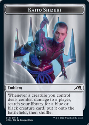 Kaito Shizuki Emblem [Kamigawa: Neon Dynasty Tokens] 