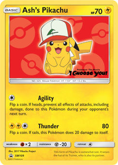 Ash's Pikachu (SM109) [Sun &amp; Moon: Black Star Promos] 