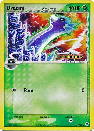 Dratini (46/101) (Delta Species) (Stamped) [EX: Dragon Frontiers] 