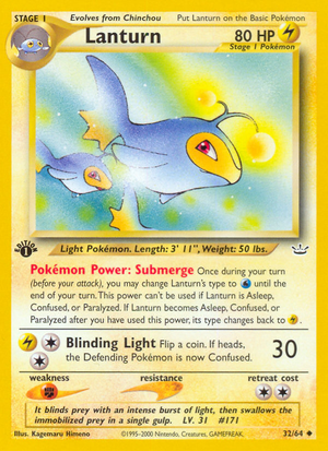 Lanturn (32/64) [Neo Revelation 1st Edition] 
