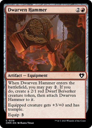 Dwarven Hammer [Commander Masters] 