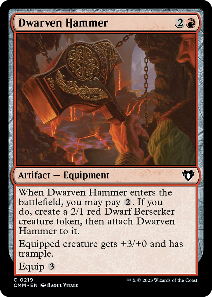 Dwarven Hammer [Commander Masters] 
