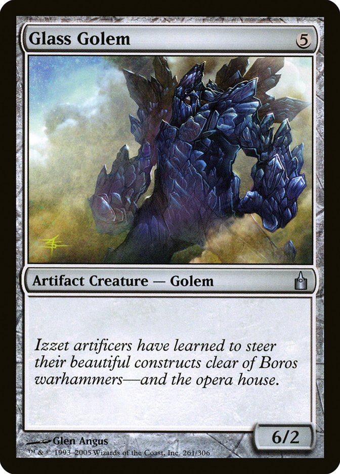 Glass Golem [Ravnica: City of Guilds] 