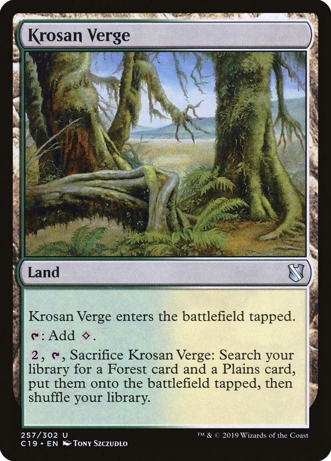 Krosan Verge [Commander 2019] 