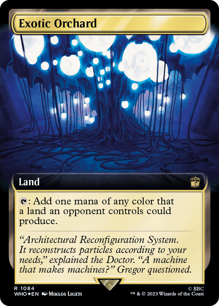 Exotic Orchard (Extended Art) (Surge Foil) [Doctor Who] 