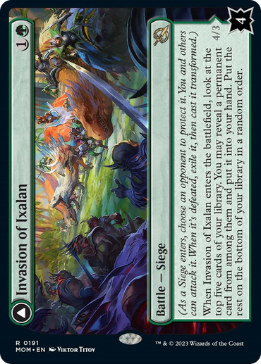 Invasion of Ixalan // Belligerent Regisaur [March of the Machine] 