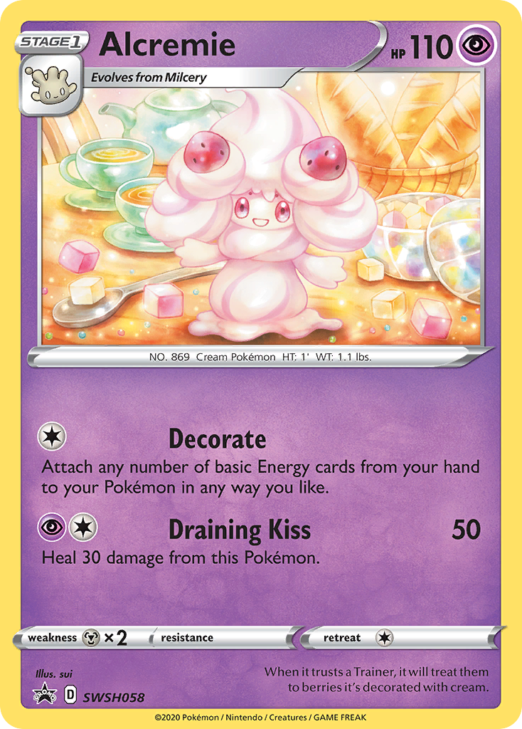 Alcremie (SWSH058) [Sword & Shield: Black Star Promos] 