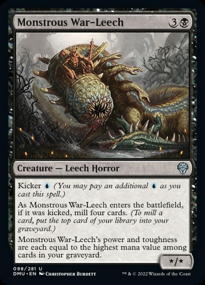 Monstrous War-Leech [Dominaria United] 