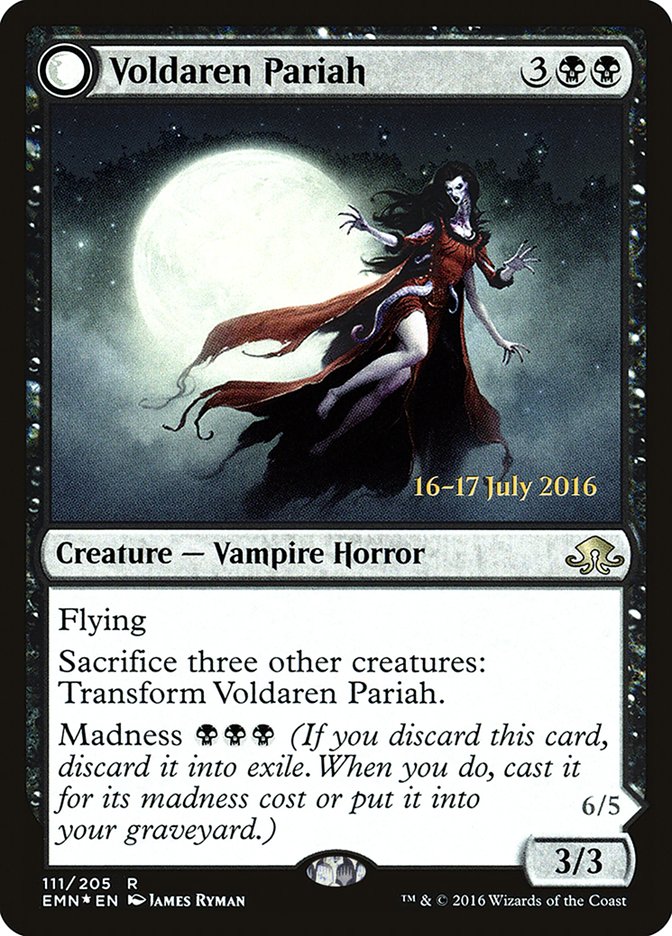 Voldaren Pariah // Abolisher of Bloodlines [Eldritch Moon Prerelease Promos] 