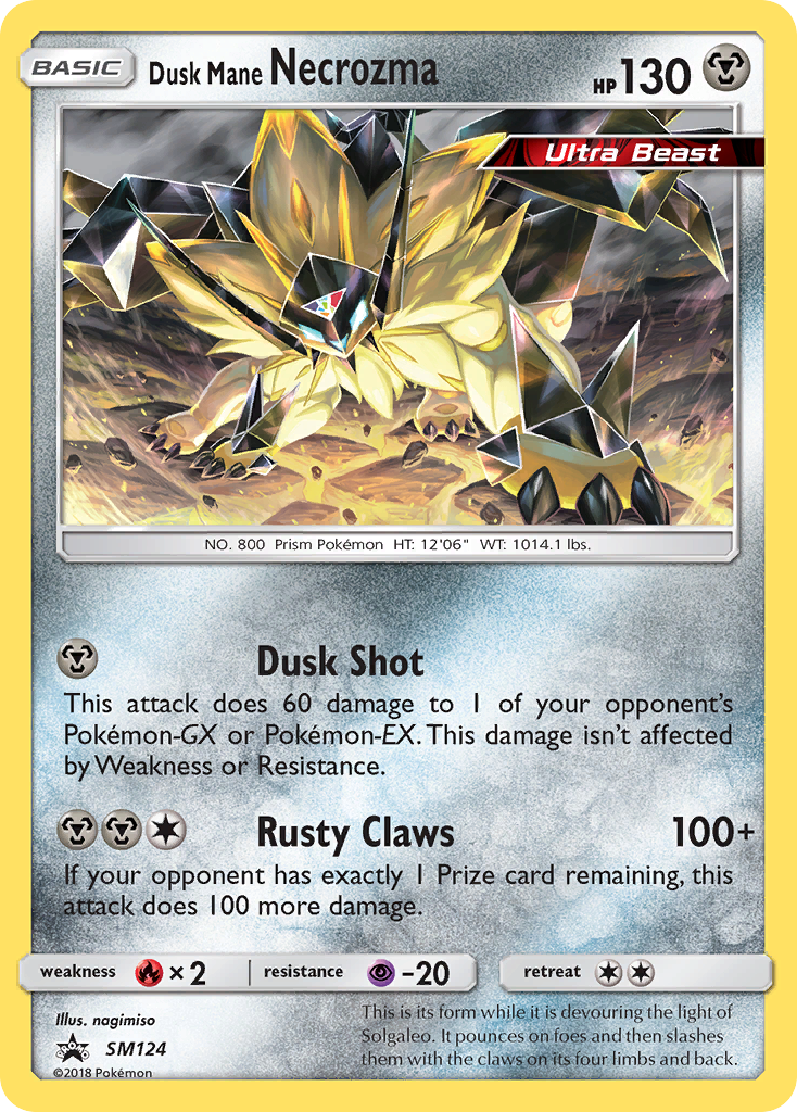 Dusk Mane Necrozma (SM124) [Sun & Moon: Black Star Promos] 