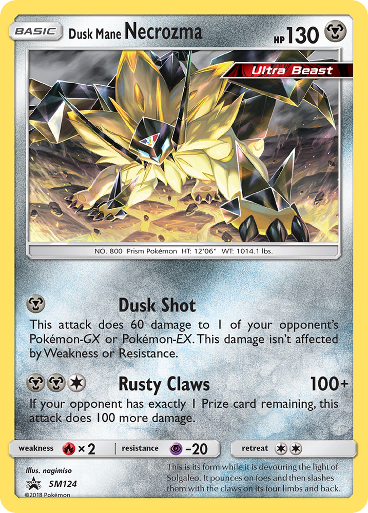 Dusk Mane Necrozma (SM124) [Sun &amp; Moon: Black Star Promos] 