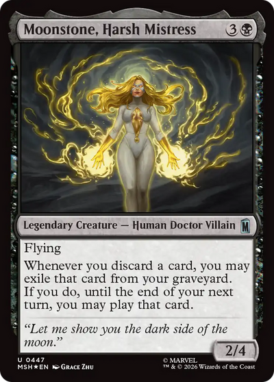 Moonstone, Harsh Mistress (Surge Foil) [Marvel Super Heroes]