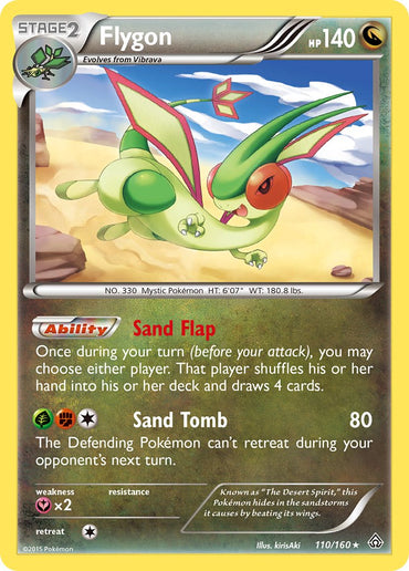 Flygon (110/160) (Cosmos Holo) (Blister Exclusive) [XY: Primal Clash] 