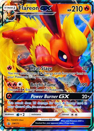 Flareon GX (SM171) (Jumbo Card) [Sun & Moon: Black Star Promos] 