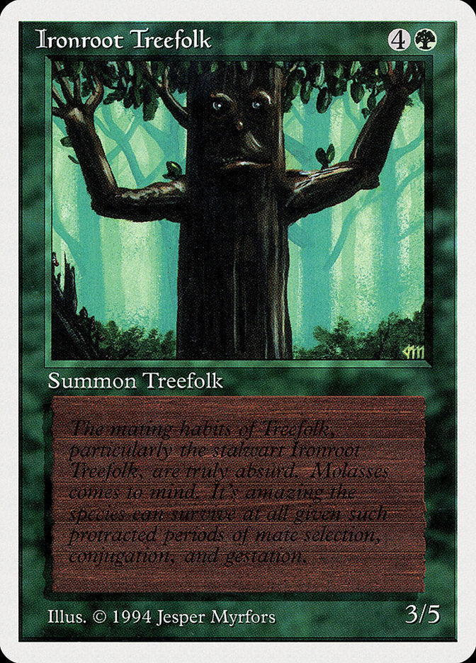 Ironroot Treefolk [Summer Magic / Edgar] 