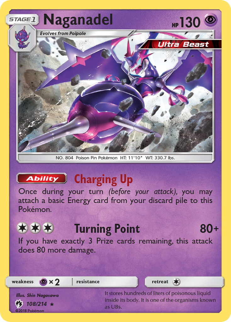 Naganadel (108/214) [Sun & Moon: Lost Thunder] 