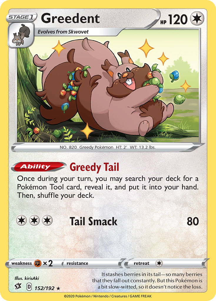 Greedent (152/192) [Sword & Shield: Rebel Clash] 