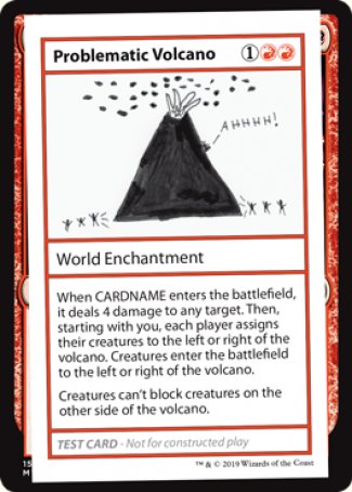 Problematic Volcano (2021 Edition) [Mystery Booster Playtest Cards] 