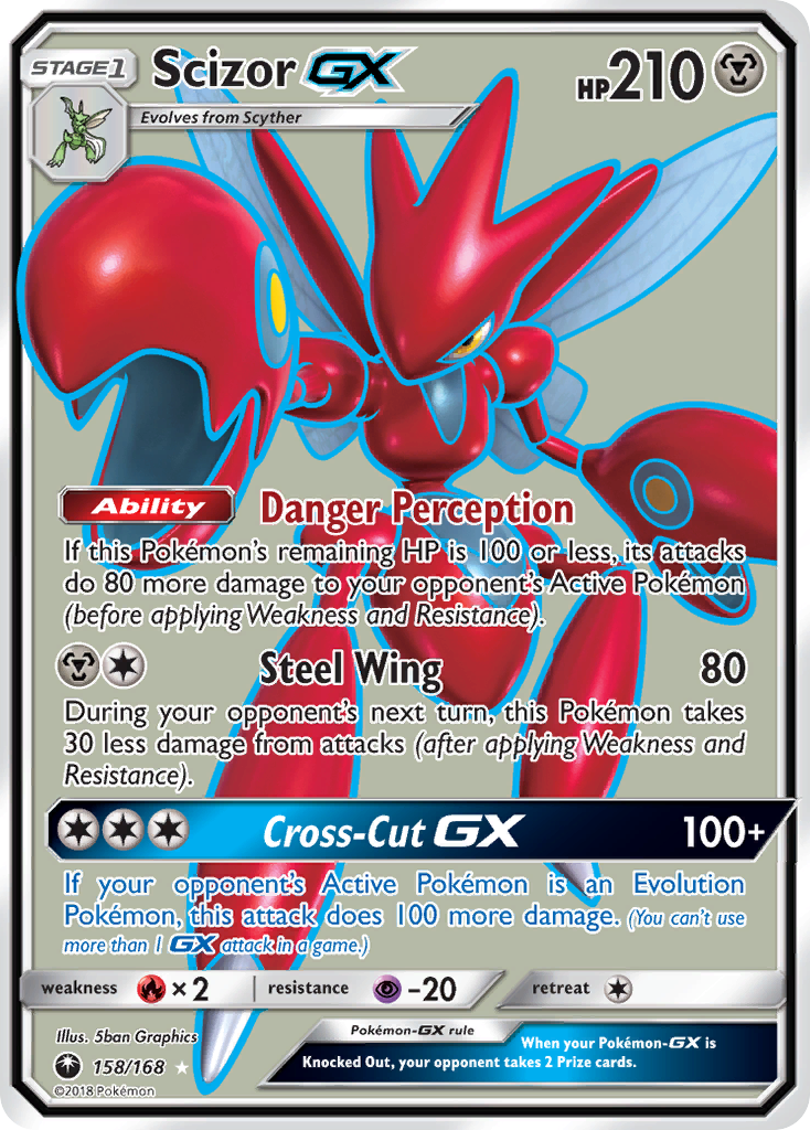 Scizor GX (158/168) [Sun & Moon: Celestial Storm] 