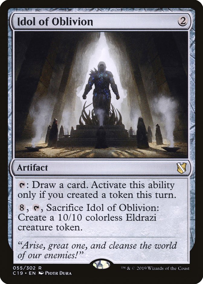 Idol of Oblivion [Commander 2019] 