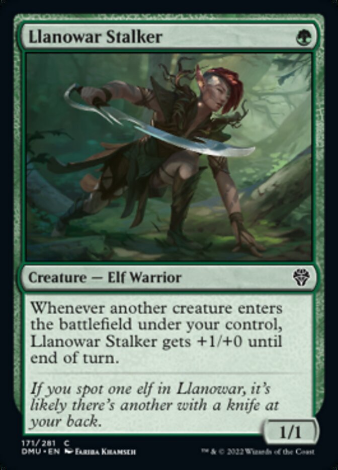 Llanowar Stalker [Dominaria United] 