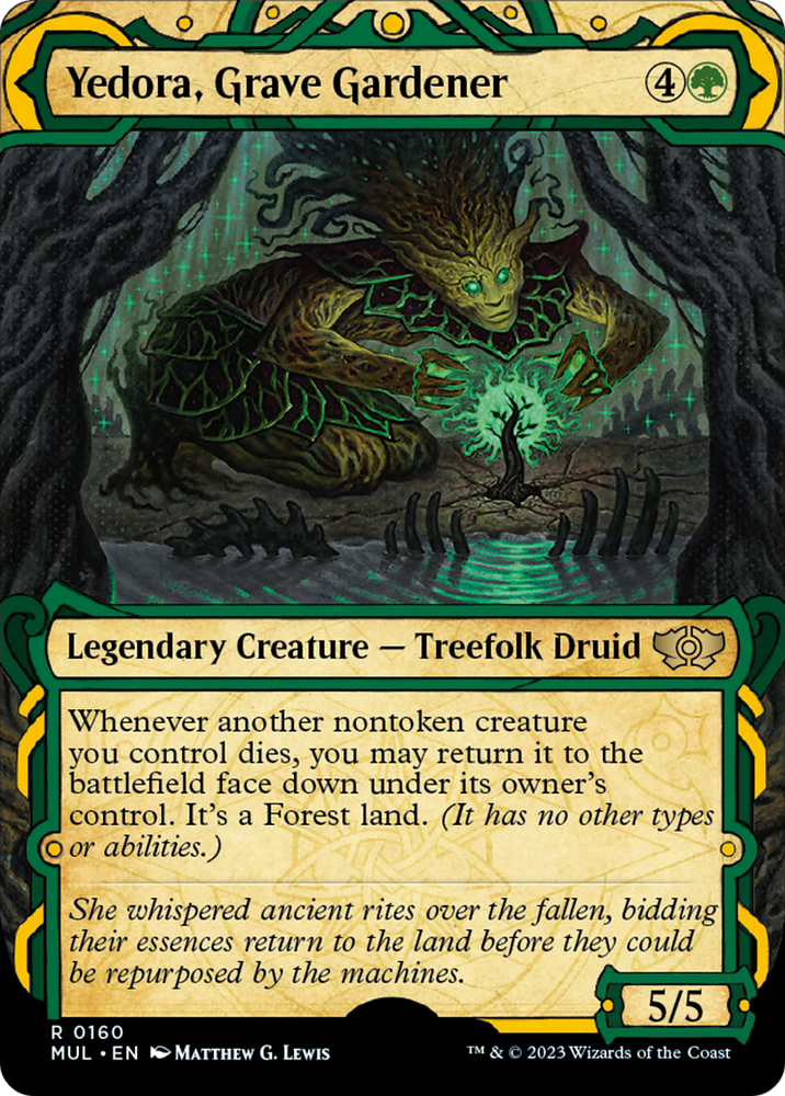 Yedora, Grave Gardener (Halo Foil) [Multiverse Legends] 