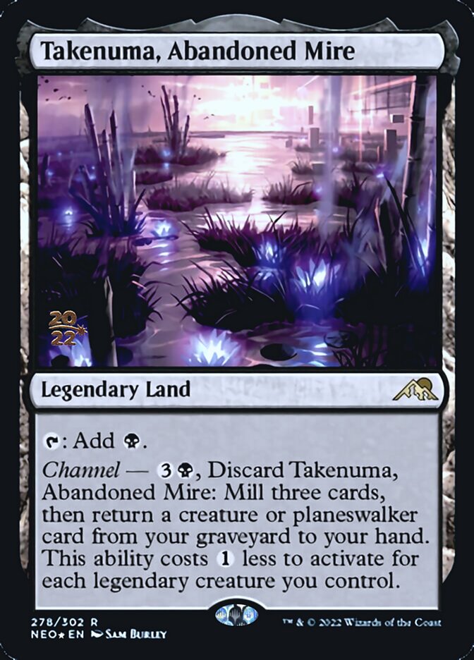 Takenuma, Abandoned Mire [Kamigawa: Neon Dynasty Prerelease Promos] 