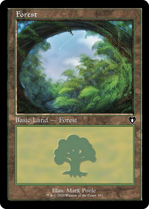 Forest (451) (Retro) [Commander Masters] 