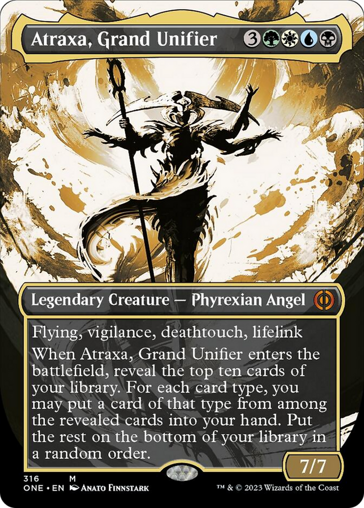 Atraxa, Grand Unifier (Borderless Ichor) [Phyrexia: All Will Be One] 