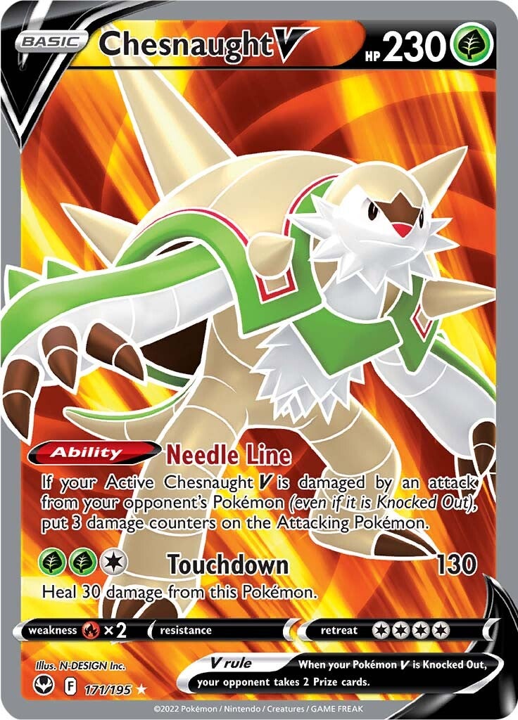 Chesnaught V (171/195) [Sword & Shield: Silver Tempest] 