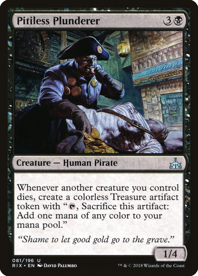 Pitiless Plunderer [Rivals of Ixalan] 