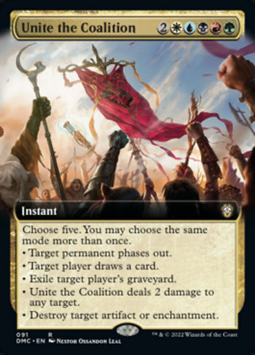 Unite the Coalition (Extended Art) [Dominaria United Commander] 