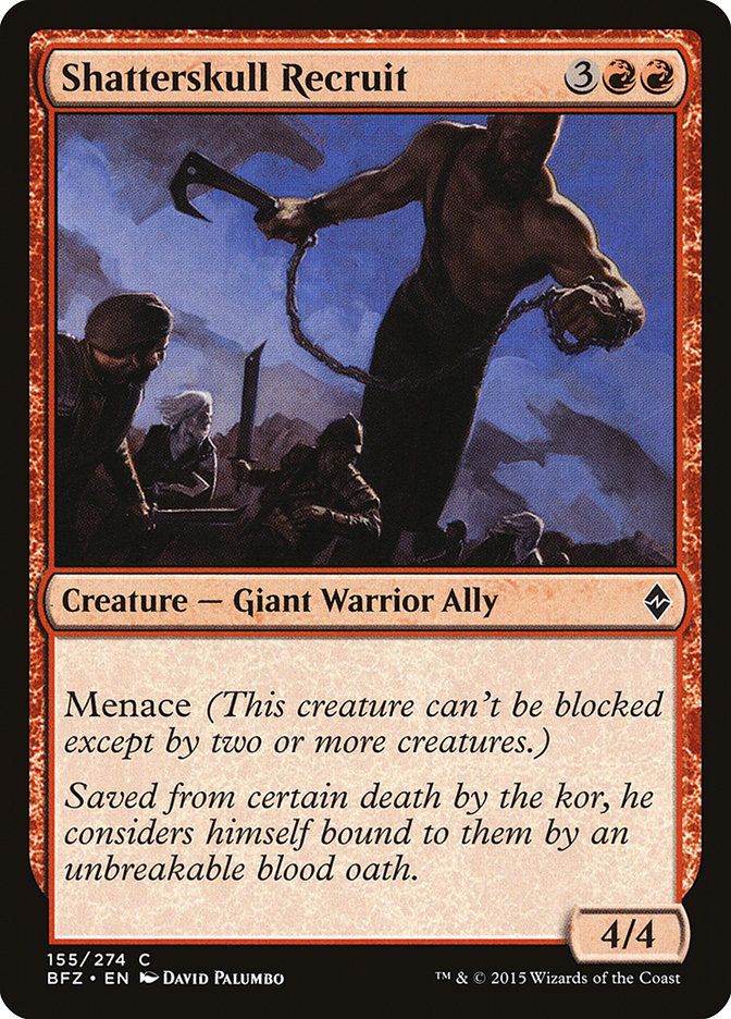 Shatterskull Recruit [Battle for Zendikar] 
