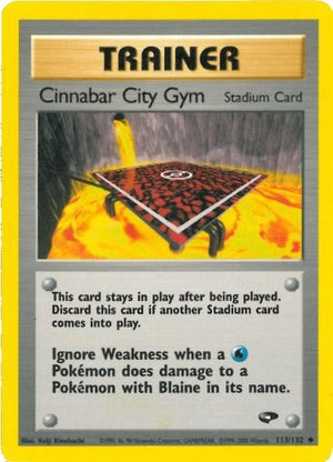 Cinnabar City Gym (113/132) [Gym Challenge Unlimited] 