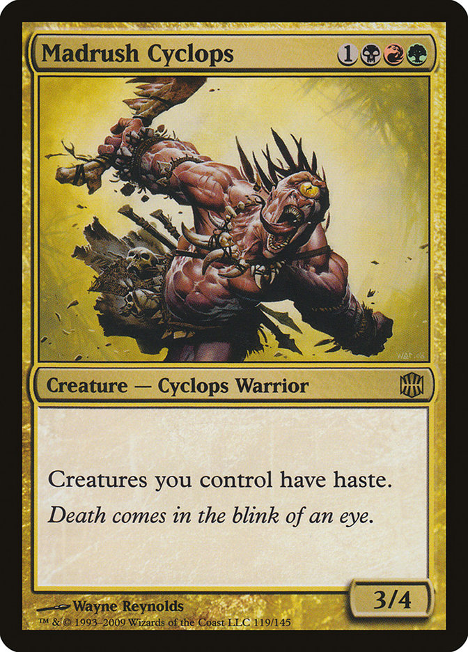 Madrush Cyclops [Alara Reborn] 